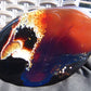 204 gram Slab polished Indonesian Sumatra Blue Amber for Healing 25A213