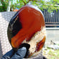 204 gram Slab polished Indonesian Sumatra Blue Amber for Healing 25A213
