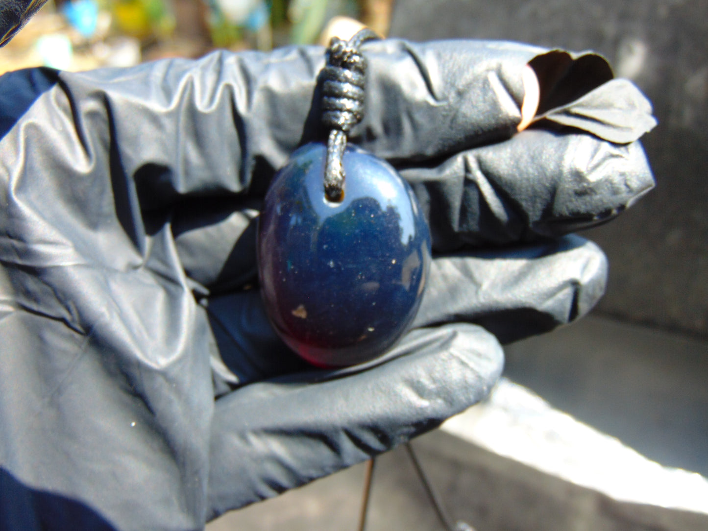 13 gram Pendant Indonesian Blue Amber for Healing PE37