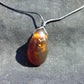 7 gram Teardrop Pendant Indonesian Red Amber for Healing A14