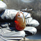 7 gram Teardrop Pendant Indonesian Red Amber for Healing A14