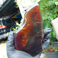 103 gram Slab polished Indonesian Sumatra Cherry Red Amber for Healing 25Y121