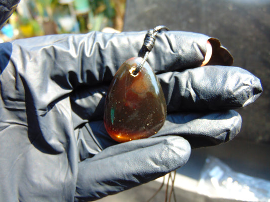 7 gram Pendant Indonesian Amber for Healing FRP3
