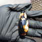 13 gr Teardrop Pendant Indonesian Blue White Amber for Healing 25A42