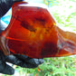 103 gram Slab polished Indonesian Sumatra Cherry Red Amber for Healing 25Y121