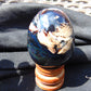 103 gr Shaped Egg 65x53 mm Indonesian Blue Amber for Healing AJ1074