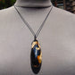 13 gr Teardrop Pendant Indonesian Blue White Amber for Healing 25A42