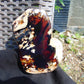 156 gram Slab polish Indonesian Sumatra White Blue Amber for Healing 25Y123