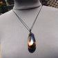 13 gr Teardrop Pendant Indonesian Blue Amber for Healing 25A41
