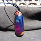 14 gr Teardrop Pendant Indonesian Blue Amber for Healing 25N91