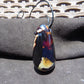 20 gr Teardrop Pendant 54x27 mm Indonesian Inclusion Black Blue Amber for Healing 25N88