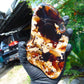 176 gram Slab polished Indonesian Sumatra Zebra Red Amber for Healing 25N163