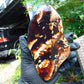 176 gram Slab polished Indonesian Sumatra Zebra Red Amber for Healing 25N163