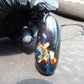 41 gr Teardrop Pendant Indonesian Black Blue Amber for Healing 25Y52
