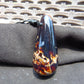 34 gr Teardrop Pendant Indonesian Blue Amber for Healing 25Y1