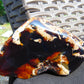 98 gram Slab polished Indonesian Sumatra Cherry Red Amber for Healing 25Y107