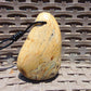 80 gr Genuine Natural Indonesian Aromatic Perfumed Yellow Amber Big Pendant 26CPX152