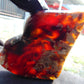 98 gram Slab polished Indonesian Sumatra Cherry Red Amber for Healing 25Y107