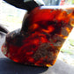 98 gram Slab polished Indonesian Sumatra Cherry Red Amber for Healing 25Y107