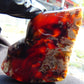 98 gram Slab polished Indonesian Sumatra Cherry Red Amber for Healing 25Y107
