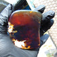 66 gram Slab  polished Indonesian Sumatra Purple Red Amber for Healing 25A194