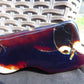 101 gram Slab polished Indonesian Sumatra Purple Blue Amber for Healing 25N158