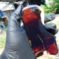 101 gram Slab polished Indonesian Sumatra Purple Blue Amber for Healing 25N158