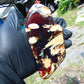 117 gram Slab polish Indonesian Sumatra White Blue Amber for Healing 25Y127