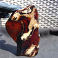 154 gram Slab polished Indonesian Sumatra Purple Yellow Amber for Healing 25A202