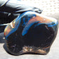70 gram Slab polished Indonesian Sumatra Black Blue Amber for Healing 25N148