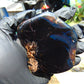 70 gram Slab polished Indonesian Sumatra Black Blue Amber for Healing 25N148