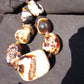 889 gr Big Necklace Indonesian white Amber for Healing NEC208