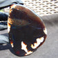 111 gram Slab polished Indonesian Sumatra Dark Spot Blue Amber for Healing 25N144