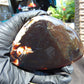 111 gram Slab polished Indonesian Sumatra Dark Spot Blue Amber for Healing 25N144