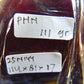 111 gram Slab polished Indonesian Sumatra Dark Spot Blue Amber for Healing 25N144