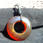 11 gr Donut Pendant Indonesian Crsytal Amber for Healing 26A193