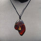 12 gr Pendant Indonesian Purple Blue Amber for Healing A149