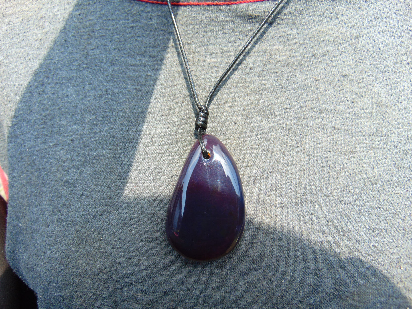 17 gram Pendant Indonesian Blue Amber for Healing AJ49