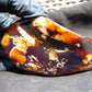 93 gram Slab polished Indonesian Sumatra Yellow Purple Blue Red Amber for Healing 25A207