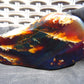 93 gram Slab polished Indonesian Sumatra Yellow Purple Blue Red Amber for Healing 25A207