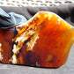 84 gram Slab polish Indonesian Sumatra White Honey Yellow Amber for Healing 25Y129
