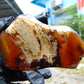 84 gram Slab polish Indonesian Sumatra White Honey Yellow Amber for Healing 25Y129