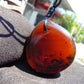 20 gr Pendant Indonesian Inclusion Cyratal Red Amber for Healing PDY536