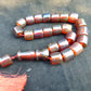 90 gr Komboloi Rosary 22+1 Beads 16x16 mm Indonesian crystal red Amber for Healing 26RF8