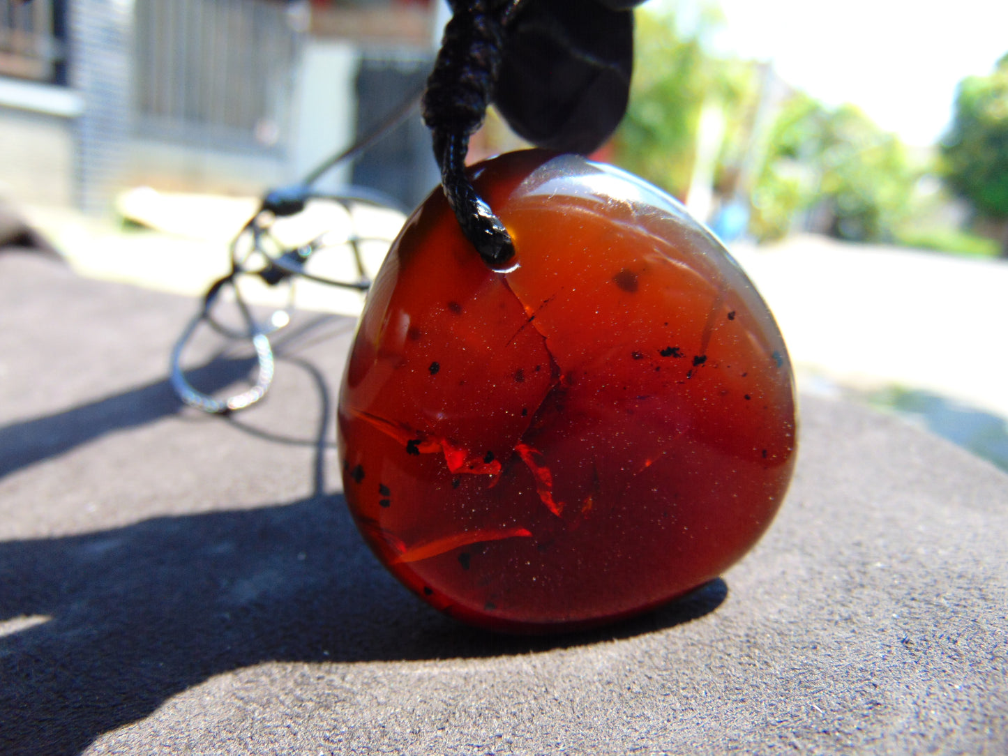 18 gr Pendant Indonesian Inclusion Amber for Healing PDA847