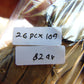 82 gr Genuine Natural Indonesian Yellow Cream Amber Big Pendant 26CPX109