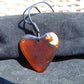 4 gr Heart Pendant Indonesian Red  Amber for Healing 25N240