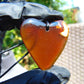 4 gr Heart Pendant Indonesian Red  Amber for Healing 25N240