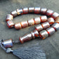 88 gr Komboloi Rosary 22+1 Beads 16x16 mm Indonesian dark red Amber for Healing 26RF5