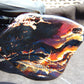 89 gram Slab polished Indonesian Sumatra Zebra Blue Amber for Healing 25N150